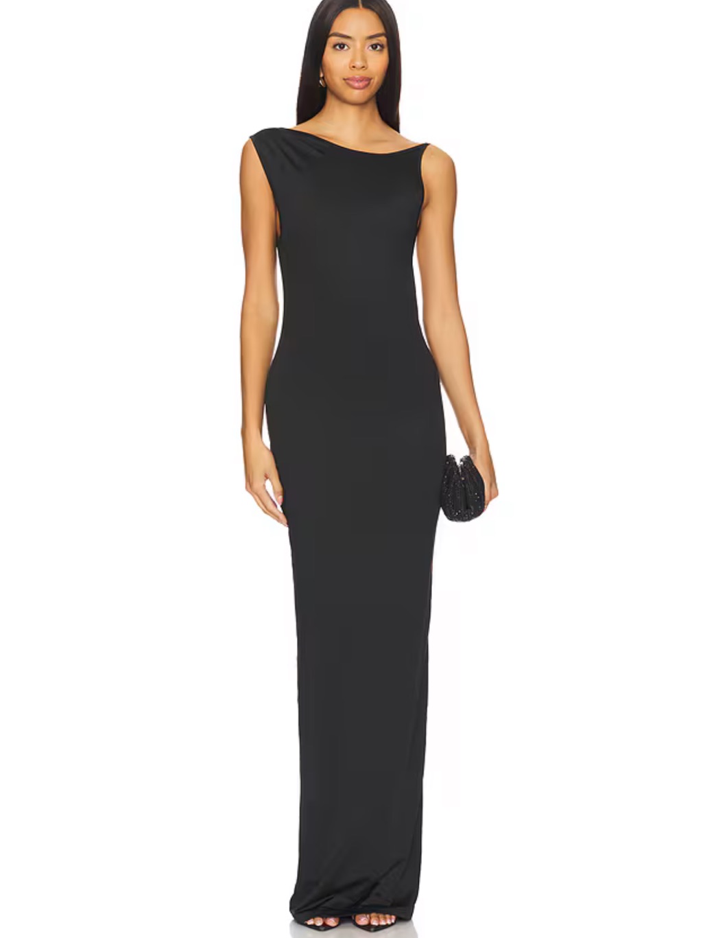 Superdown Avya Maxi Dress In Black